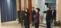 1月末，两地辅导赴浙江九五至尊VI视察工作